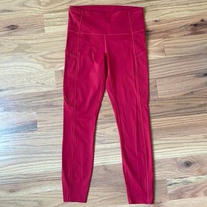 Lululemon Fast and Free 7/8 Legging Size 6